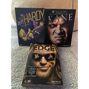 WWE MOVIE BUNDLE The Twisted Disturbed Life Of Kane & more (3-Disc DVD, 2008)